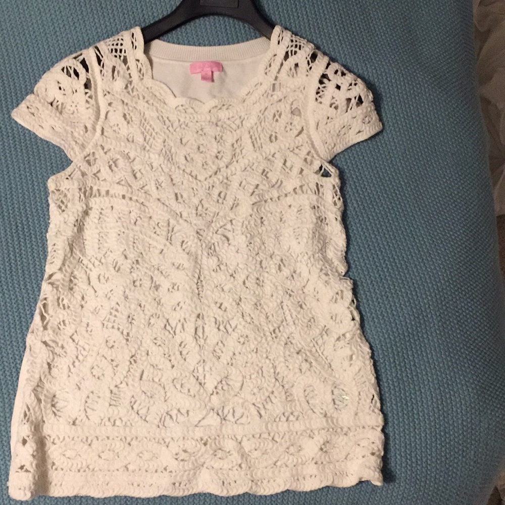 Lilly Pulitzer short sleeve sweater